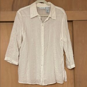 JH Collectibles Ivory Blouse